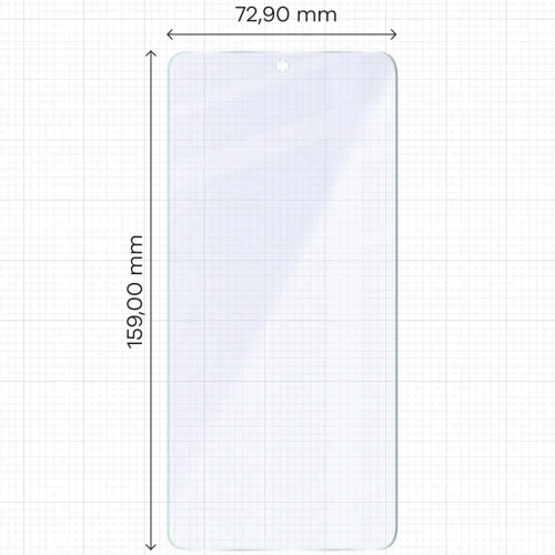 Elastyczne szkło hybrydowe Bizon Glass Mule do OnePlus 13R