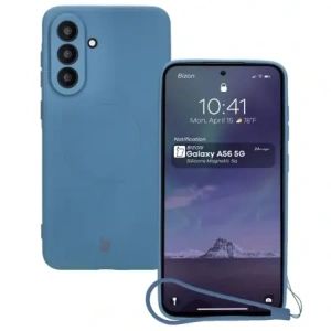 Hurtownia GSM - Bizon Case Silikon Magnetic Sq Samsung Galaxy A56 5G marineblau - BIZ8300 - {ean13} - Hurt