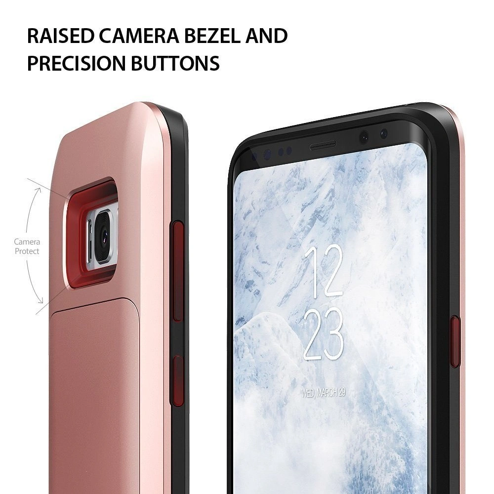 Hurtownia GSM - Etui Ringke Acces Wallet Samsung Galaxy S8 Plus Lesklá Bílá - RGK440GLS - {ean13} - Hurt