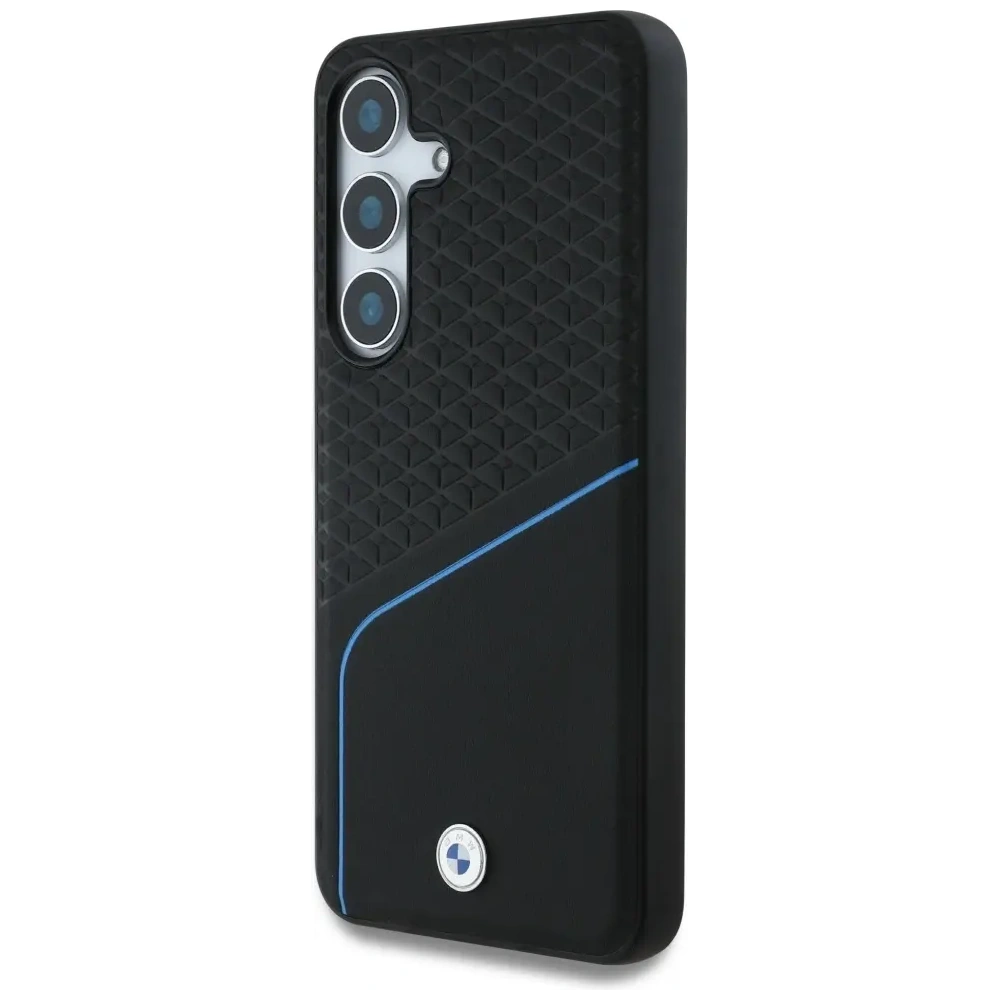 Hurtownia GSM - BMW Ledertexturiert und glatt MagSafe Samsung Galaxy S25 schwarz - BMW803 - {ean13} - Hurt