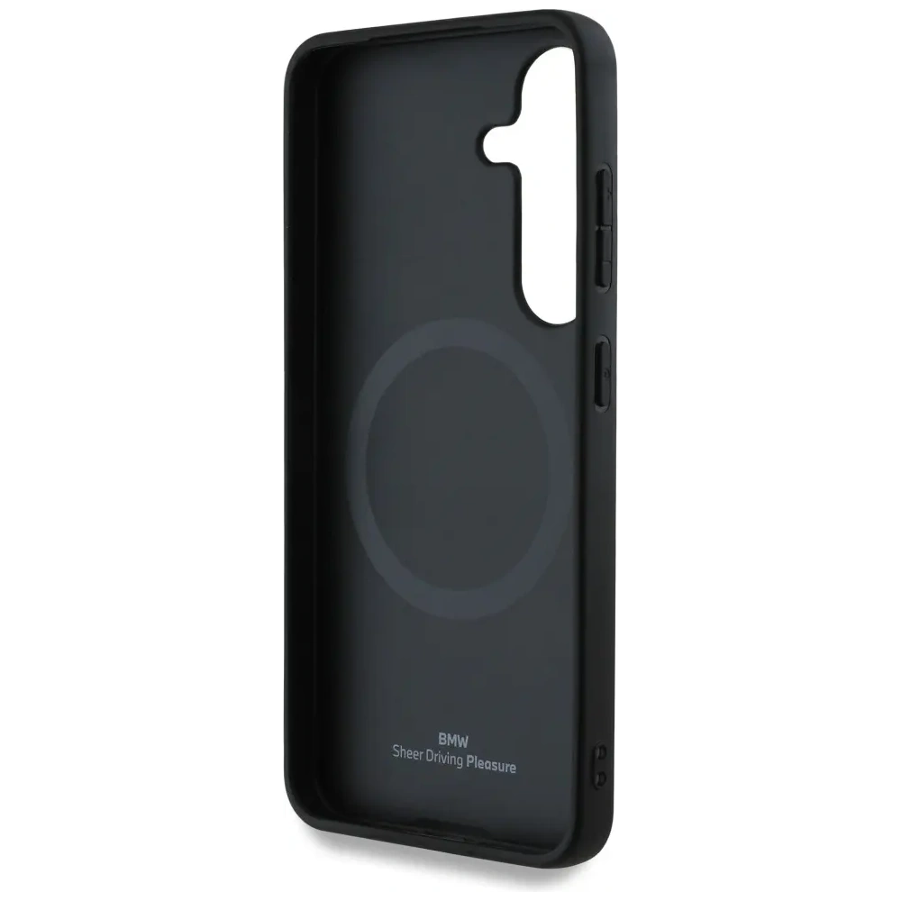 Hurtownia GSM - BMW Ledertexturiert und glatt MagSafe Samsung Galaxy S25 schwarz - BMW803 - {ean13} - Hurt