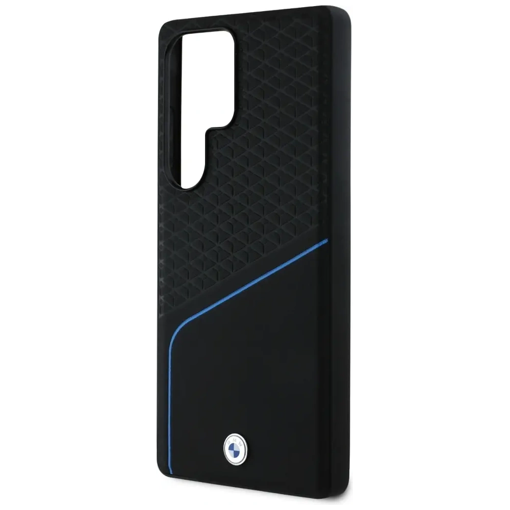 Hurtownia GSM - Etui BMW Leather Textured and Smooth MagSafe do Samsung Galaxy S25 Ultra czarny - BMW804 - {ean13} - Hurt
