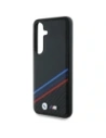 Hurtownia GSM - Etui BMW Kožené Trikolorové Křížové Pruhy MagSafe pro Samsung Galaxy S25 černé - BMW805 - {ean13} - Hurt