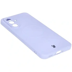 Hurtownia GSM - Silikonové pouzdro s magnetickým kroužkem Bizon Case Silicone Magnetic Sq pro Samsung Galaxy A56 5G světle fialové - BIZ8301 - {ean13} - Hurt