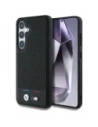 BMW Leder Tricolor Streifen MagSafe Samsung Galaxy S25 schwarz