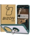 Bizon Case Hybrid Gyűrű Honor Magic7 Lite füstös sötétzöld kerettel