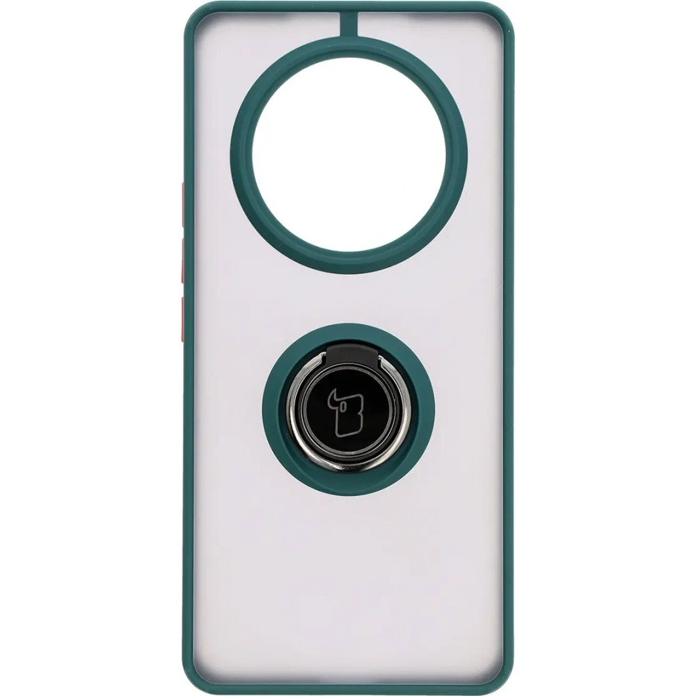 Hurtownia GSM - Bizon Case Hybrid Ring Honor Magic7 Lite rauchig mit einem dunkelgrünen Rahmen - BIZ8305 - {ean13} - Hurt