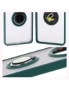 Wholesale Bizon Case Hybrid Ring Honor Magic7 Lite smoky with a dark green frame - BIZ8305 - {ean13} - Hurt