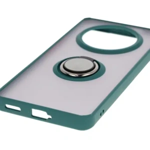 Hurtownia GSM - Bizon Case Hybrid Ring Honor Magic7 Lite rauchig mit einem dunkelgrünen Rahmen - BIZ8305 - {ean13} - Hurt