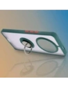Wholesale Bizon Case Hybrid Ring Honor Magic7 Lite smoky with a dark green frame - BIZ8305 - {ean13} - Hurt