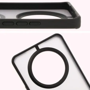 Hurtownia GSM - Bizon Case Hybrid Ring Honor Magic7 Lite rauchig mit einem schwarzen Rahmen - BIZ8306 - {ean13} - Hurt