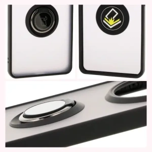 Hurtownia GSM - Bizon Case Hybrid Ring Honor Magic7 Lite rauchig mit einem schwarzen Rahmen - BIZ8306 - {ean13} - Hurt