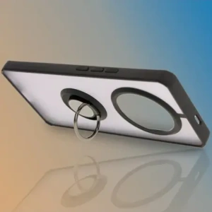 Hurtownia GSM - Bizon Case Hybrid Gyűrű Honor Magic7 Lite füstös színű, fekete kerettel - BIZ8306 - {ean13} - Hurt