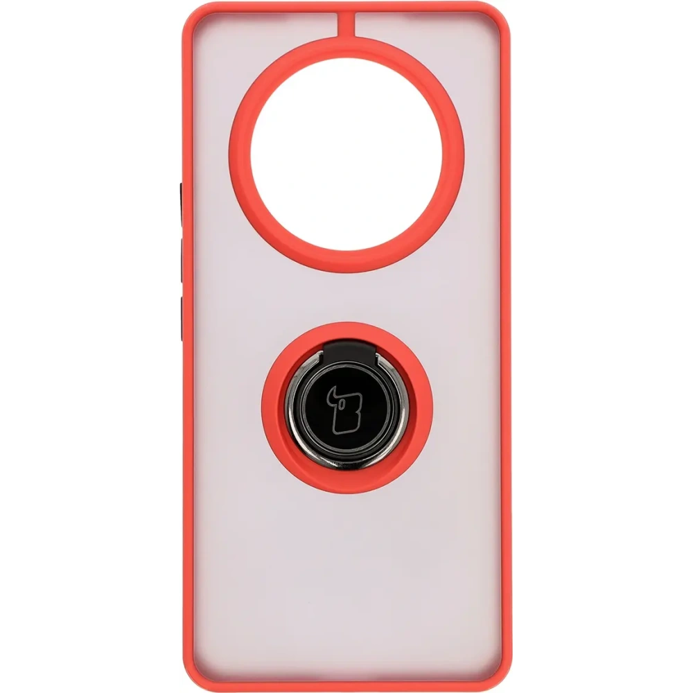 Hurtownia GSM - Bizon Case Hybrid Gyűrű Honor Magic7 Lite füstszínű piros kerettel - BIZ8307 - {ean13} - Hurt