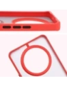Hurtownia GSM - Bizon Case Hybrid Gyűrű Honor Magic7 Lite füstszínű piros kerettel - BIZ8307 - {ean13} - Hurt