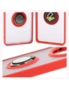 Hurtownia GSM - Bizon Case Hybrid Ring Honor Magic7 Lite rauchig mit einem roten Rahmen - BIZ8307 - {ean13} - Hurt
