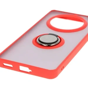 Hurtownia GSM - Bizon Case Hybrid Ring Honor Magic7 Lite rauchig mit einem roten Rahmen - BIZ8307 - {ean13} - Hurt