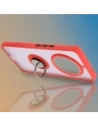 Hurtownia GSM - Bizon Case Hybrid Gyűrű Honor Magic7 Lite füstszínű piros kerettel - BIZ8307 - {ean13} - Hurt