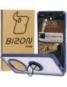 Hurtownia GSM - Bizon Case Hybrid Ring Honor Magic7 Lite rauchig mit einem dunkelblauen Rahmen - BIZ8308 - {ean13} - Hurt
