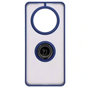 Hurtownia GSM - Pouzdro s prstenem na prst Bizon Case Hybrid Ring pro Honor Magic7 Lite kouřové s modrým rámečkem - BIZ8308 - {ean13} - Hurt