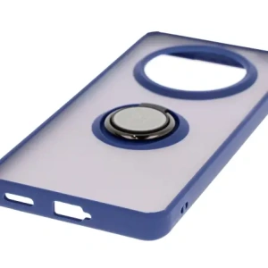 Hurtownia GSM - Bizon Case Hybrid Ring Honor Magic7 Lite rauchig mit einem dunkelblauen Rahmen - BIZ8308 - {ean13} - Hurt
