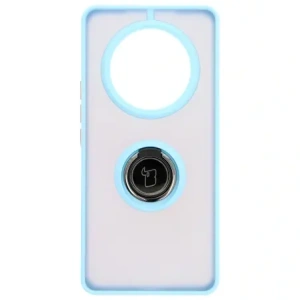 Hurtownia GSM - Bizon Case Hybrid Ring Honor Magic7 Lite rauchig mit einem hellblauen Rahmen - BIZ8309 - {ean13} - Hurt