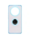 Hurtownia GSM - Bizon Case Hybrid Ring Honor Magic7 Lite rauchig mit einem hellblauen Rahmen - BIZ8309 - {ean13} - Hurt