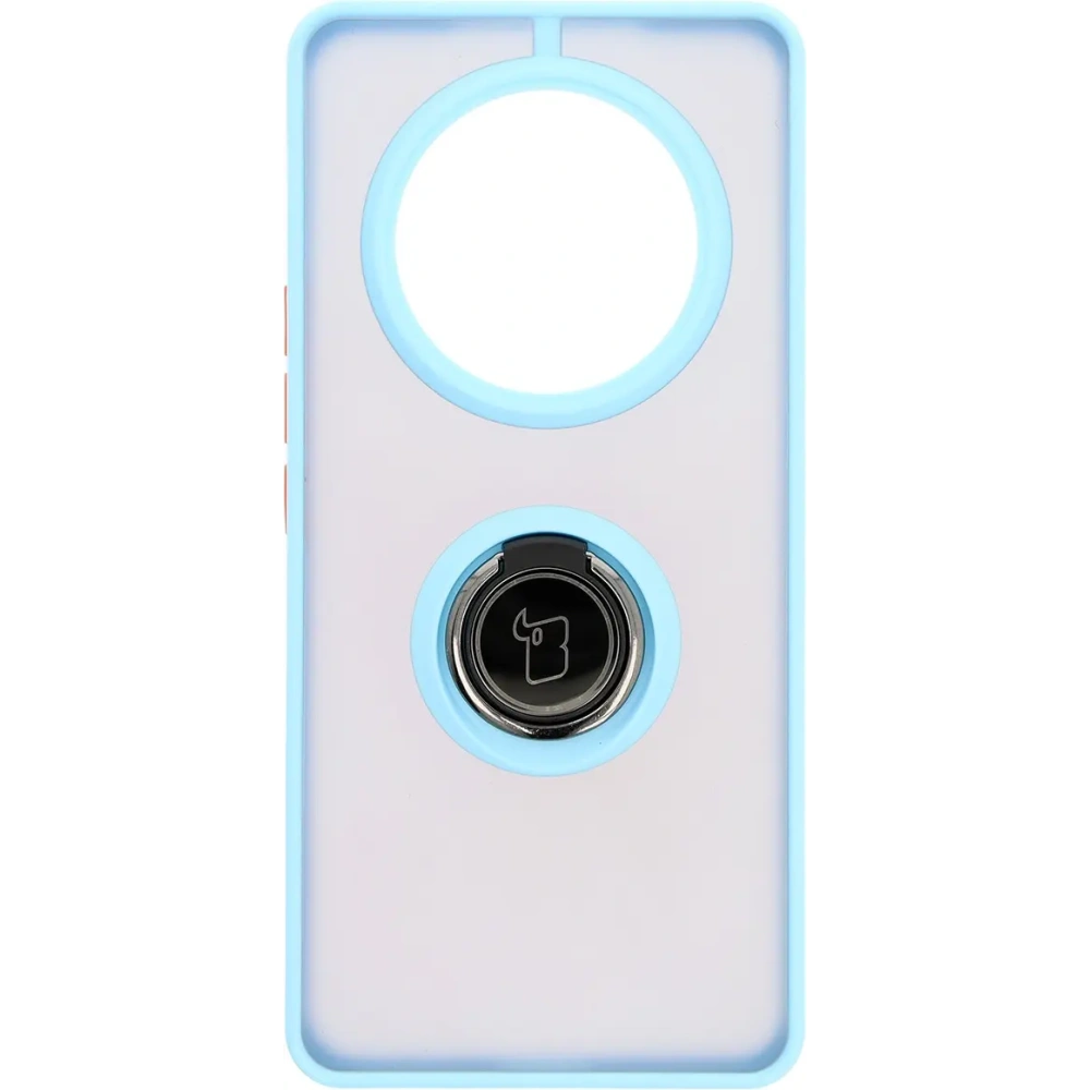 Hurtownia GSM - Bizon Case Hybrid Ring Honor Magic7 Lite rauchig mit einem hellblauen Rahmen - BIZ8309 - {ean13} - Hurt