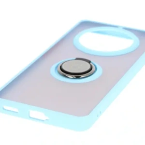 Hurtownia GSM - Bizon Case Hybrid Ring Honor Magic7 Lite rauchig mit einem hellblauen Rahmen - BIZ8309 - {ean13} - Hurt