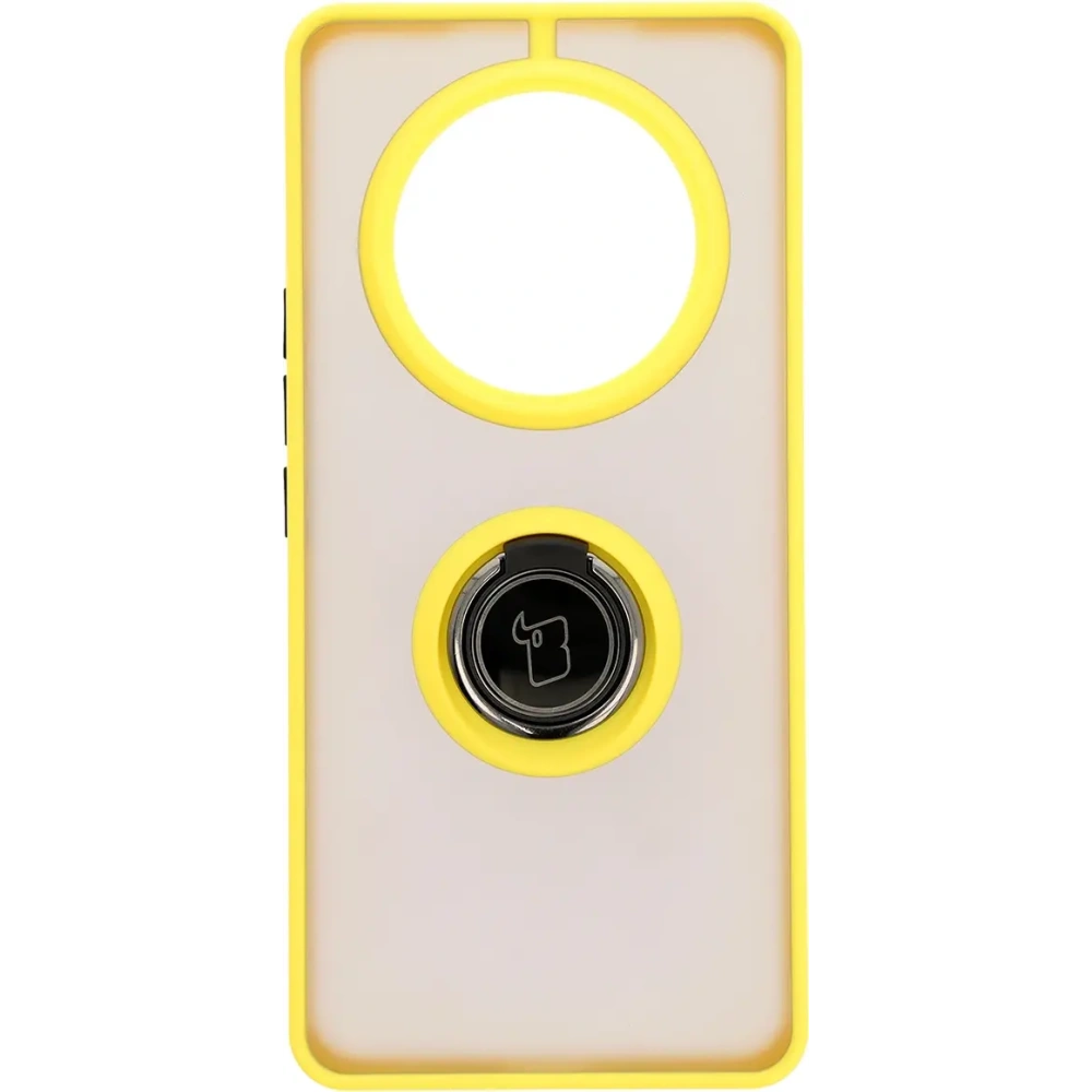 Hurtownia GSM - Bizon Case Hybrid Ring Honor Magic7 Lite fumuriu cu un cadru galben - BIZ8310 - {ean13} - Hurt