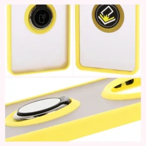 Hurtownia GSM - Bizon Case Hybrid Ring Honor Magic7 Lite rauchig mit einem gelben Rahmen - BIZ8310 - {ean13} - Hurt