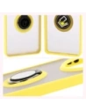 Hurtownia GSM - Bizon Case Hybrid Ring Honor Magic7 Lite fumuriu cu un cadru galben - BIZ8310 - {ean13} - Hurt