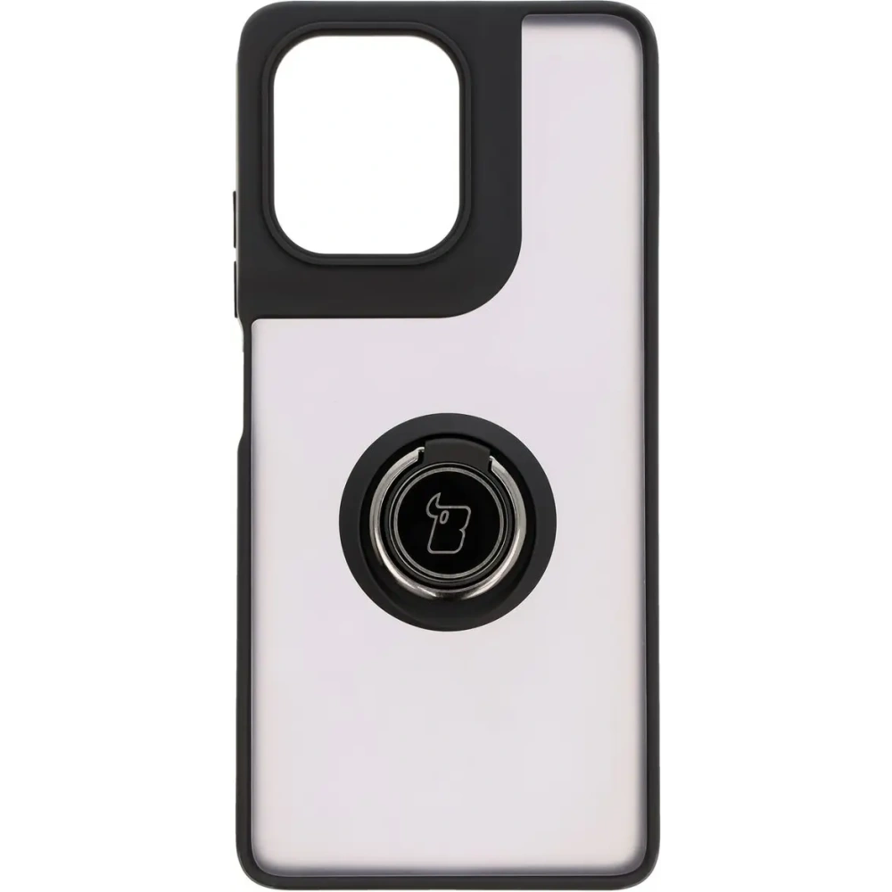 Hurtownia GSM - Bizon Case Hybrid Ring Motorola Moto G75 5G füstös fekete kerettel - BIZ8311 - {ean13} - Hurt