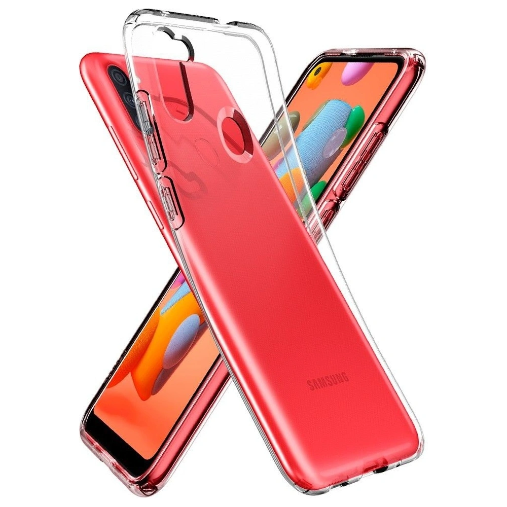 Hurtownia GSM - Etui Spigen Liquid Crystal Samsung Galaxy A11 Crystal Clear - SPN1098CL - {ean13} - Hurt