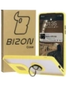 Hurtownia GSM - Bizon Case Hybrid Ring Motorola Moto G75 5G fumuriu cu un cadru galben - BIZ8312 - {ean13} - Hurt