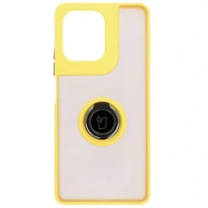 Hurtownia GSM - Bizon Case Hybrid Ring Motorola Moto G75 5G rauchig mit einem gelben Rahmen - BIZ8312 - {ean13} - Hurt