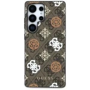 Wholesale Guess 4G Printed Colored Peony Pattern MagSafe Samsung Galaxy S25 Ultra brown - GUE4288 - {ean13} - Hurt