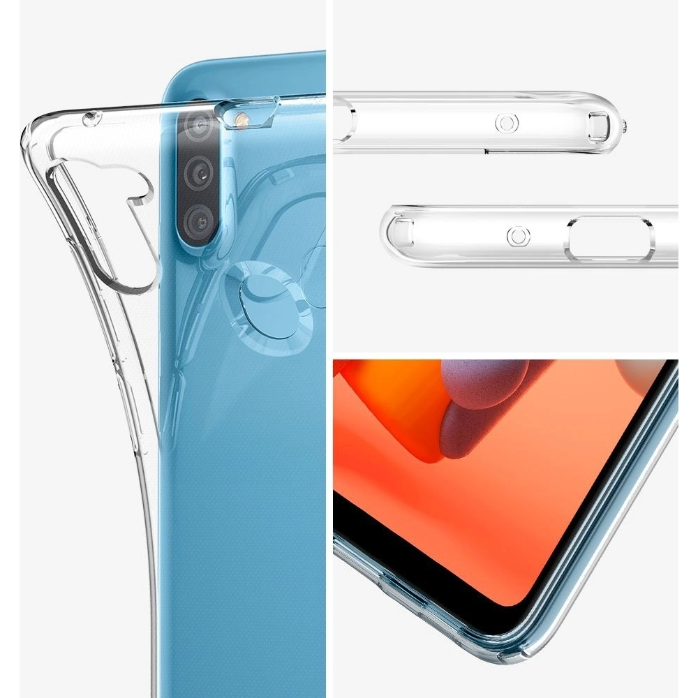 Hurtownia GSM - Etui Spigen Liquid Crystal Samsung Galaxy A11 Crystal Clear - SPN1098CL - {ean13} - Hurt