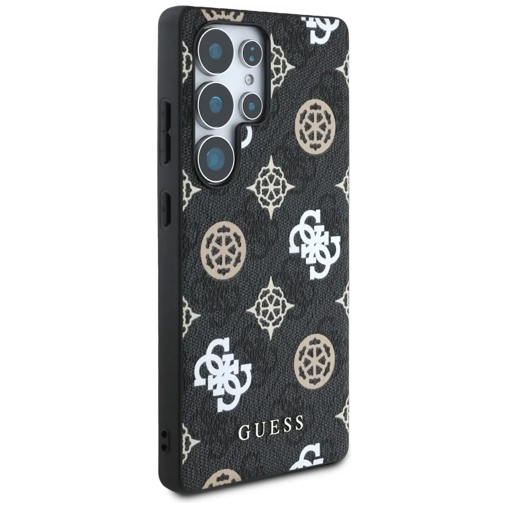 Hurtownia GSM - Etui Guess 4G Printed Colored Peony Pattern MagSafe do Samsung Galaxy S25 Ultra czarny - GUE4289 - {ean13} - Hurt