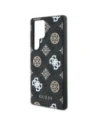 Hurtownia GSM - Etui Guess 4G tištěný barevný vzor pivoňky MagSafe pro Samsung Galaxy S25 Ultra černý - GUE4289 - {ean13} - Hurt