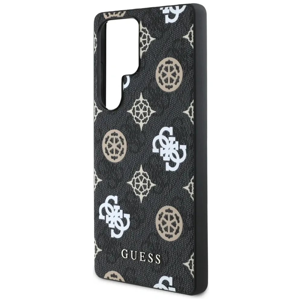 Hurtownia GSM - Etui Guess 4G Printed Colored Peony Pattern MagSafe do Samsung Galaxy S25 Ultra czarny - GUE4289 - {ean13} - Hurt