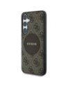 Hurtownia GSM - Guess 4G Kerek Patches Klasszikus Logó MagSafe Samsung Galaxy S25 barna - GUE4290 - {ean13} - Hurt