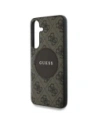 Hurtownia GSM - Guess 4G Kerek Patches Klasszikus Logó MagSafe Samsung Galaxy S25 barna - GUE4290 - {ean13} - Hurt