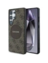Guess 4G Round Patch Classic Logo MagSafe Samsung Galaxy S25 Ultra brown