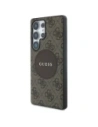 Hurtownia GSM - Etui Guess 4G Round Patch Classic Logo MagSafe do Samsung Galaxy S25 Ultra brązowy - GUE4291 - {ean13} - Hurt