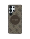 Hurtownia GSM - Etui Guess 4G Round Patch Classic Logo MagSafe do Samsung Galaxy S25 Ultra brązowy - GUE4291 - {ean13} - Hurt