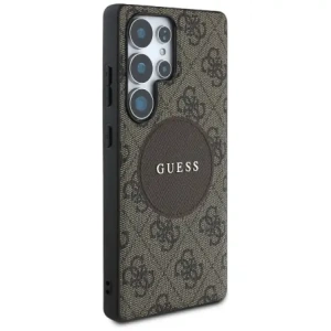 Wholesale Guess 4G Round Patch Classic Logo MagSafe Samsung Galaxy S25 Ultra brown - GUE4291 - {ean13} - Hurt