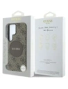 Hurtownia GSM - Etui Guess 4G Round Patch Classic Logo MagSafe do Samsung Galaxy S25 Ultra brązowy - GUE4291 - {ean13} - Hurt