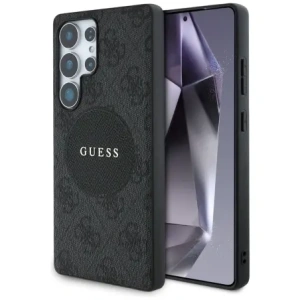 Wholesale Guess 4G Round Patch Classic Logo MagSafe Samsung Galaxy S25 Ultra black - GUE4292 - {ean13} - Hurt