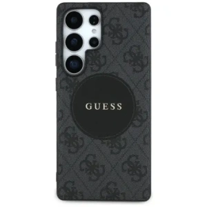 Wholesale Guess 4G Round Patch Classic Logo MagSafe Samsung Galaxy S25 Ultra black - GUE4292 - {ean13} - Hurt
